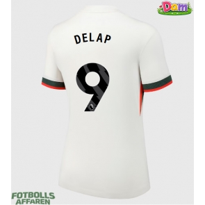 Chelsea Liam Delap #9 Bortatröja Kvinnor 2025-26 Kortärmad
